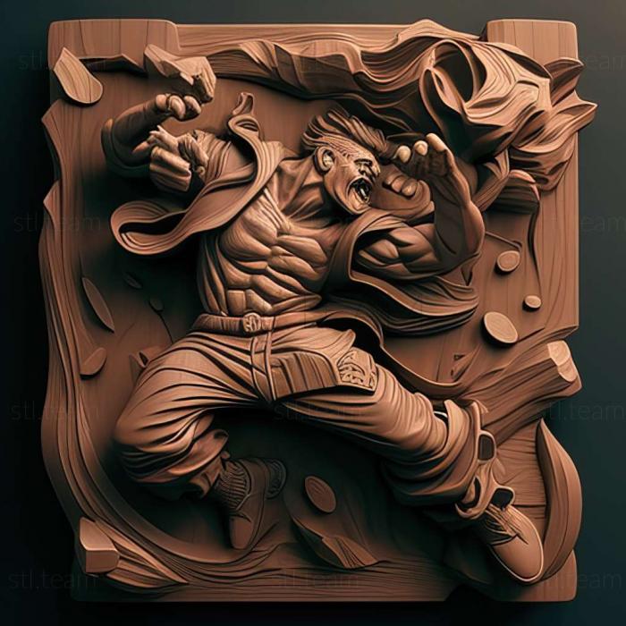 3D модель Гра Akimbo Kung Fu Hero (STL)